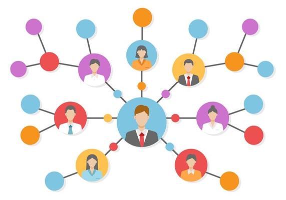free referral network vector